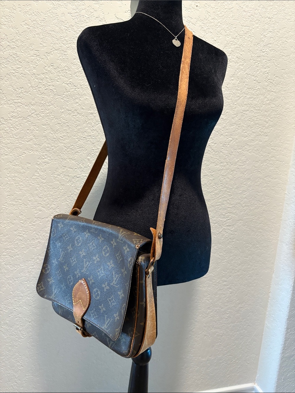Louis Vuitton Cartouchiere GM Brown Monogram Crossbody Bag